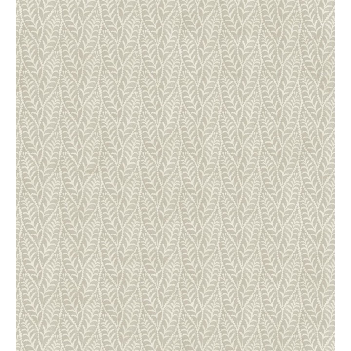 Papel pintado de hojas tono taupe entrelazadas estilo cottage country - Kigali Leaves 684324