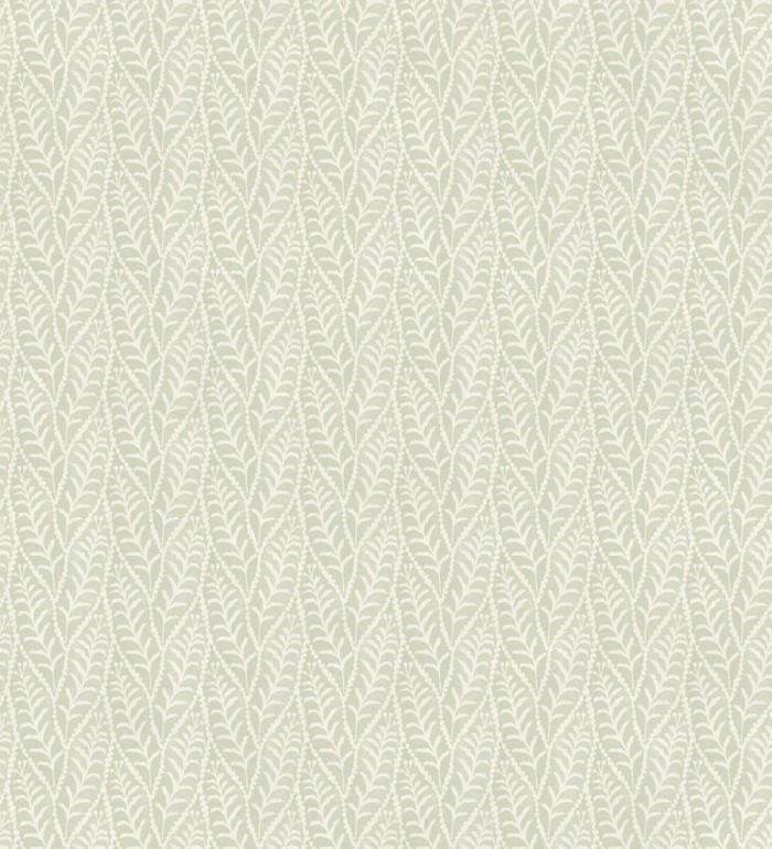 Papel pintado de hojas verde entrelazadas estilo cottage country - Kigali Leaves 684325