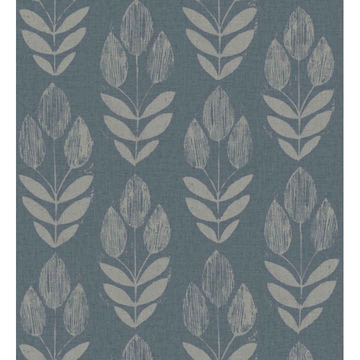 Papel pintado tulipanes textura lino y estilo provenzal - Early Tulipbud 684326