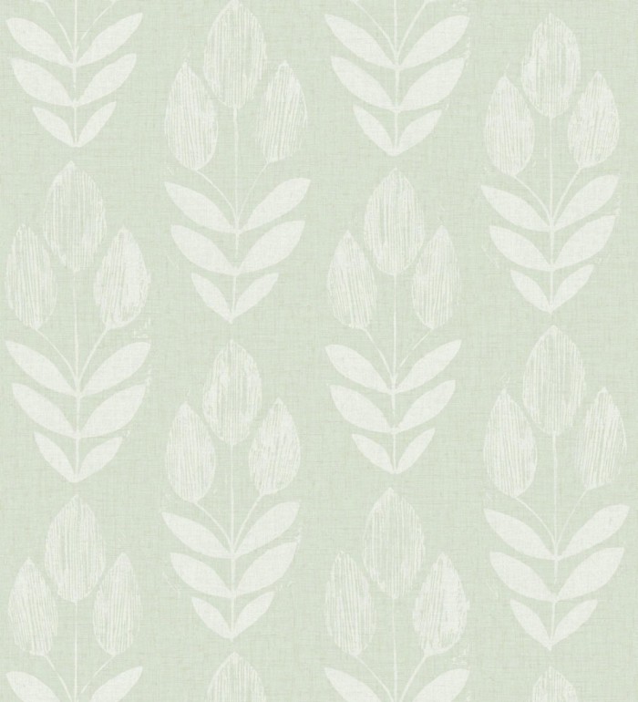 Papel pintado tulipanes textura lino y estilo provenzal - Early Tulipbud 684328
