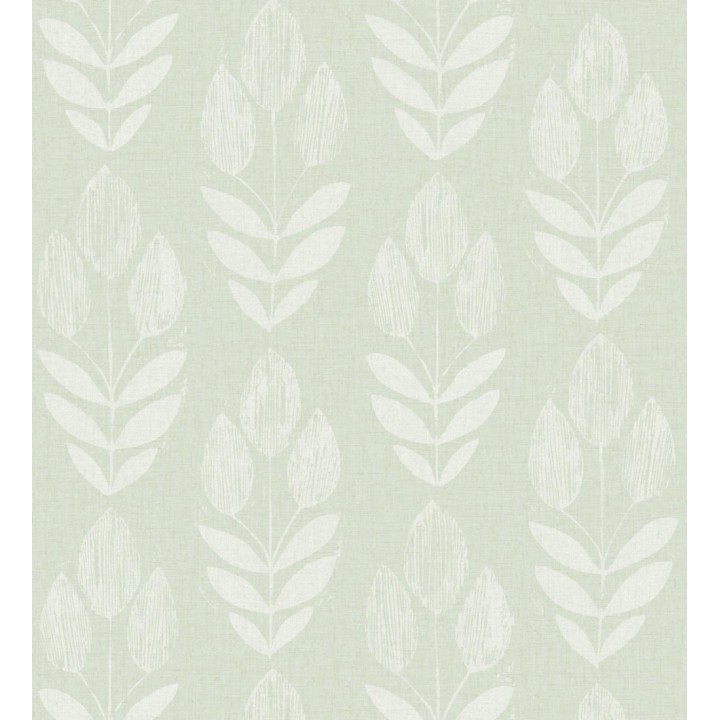 Papel pintado tulipanes textura lino y estilo provenzal - Early Tulipbud 684328