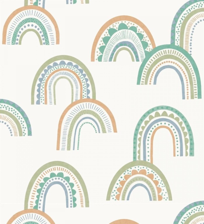 Papel pintado de arcoíris mágicos estilo étnico - Arlo Happy 684343