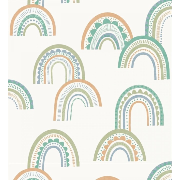 Papel pintado de arcoíris mágicos estilo étnico - Arlo Happy 684343