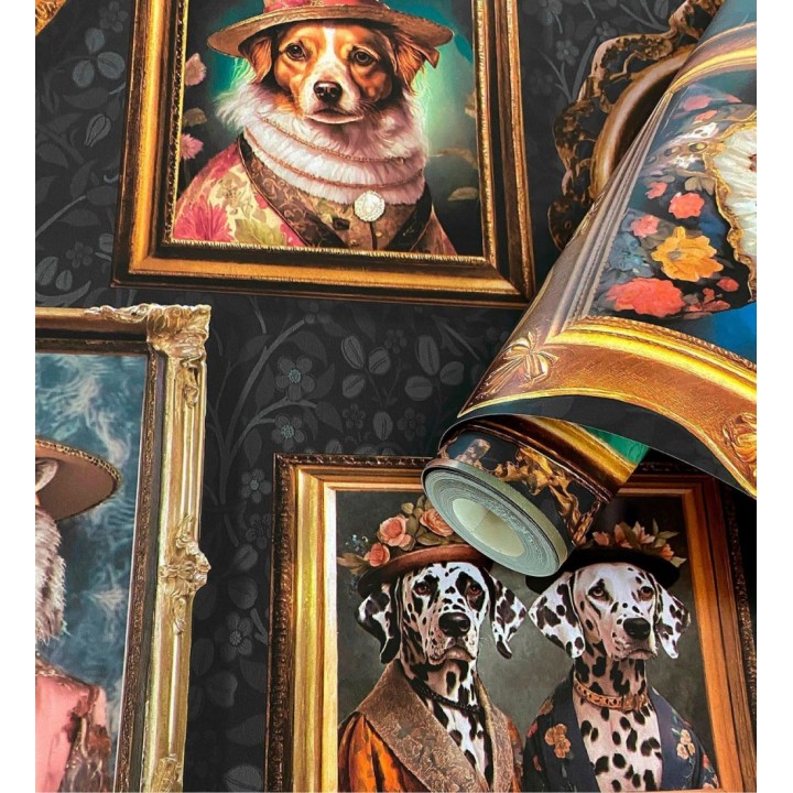 Papel pintado galería retratos animales aristócratas - Felix Dapper 684348