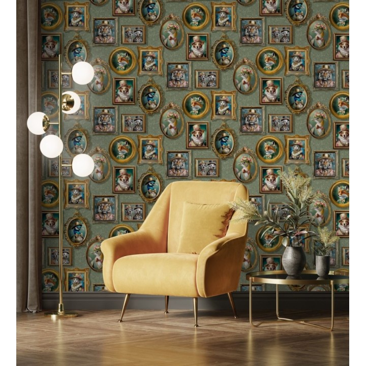 Papel pintado galería retratos animales aristócratas - Felix Dapper 684349