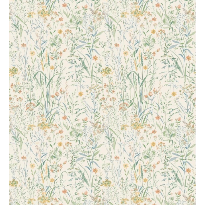 Papel pintado flores silvestres y espigas de campo - Sussex Breezy 684360
