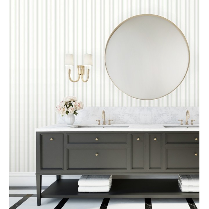 Papel pintado rayas clásicas finas azul - Albert Stripes 126497