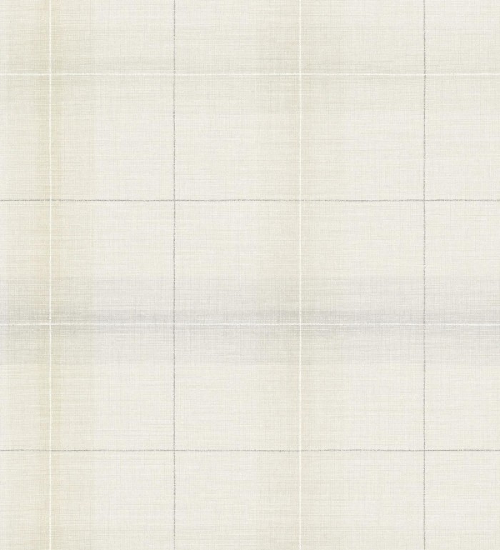 Papel pintado cuadros escoceses tartan fondo blanco roto - Nottingham Expansive 684373