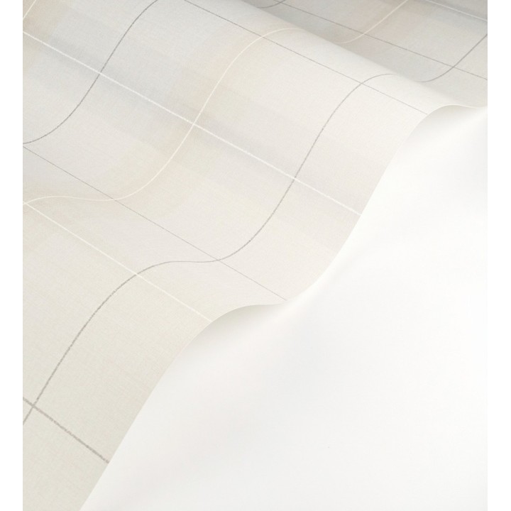 Papel pintado cuadros escoceses tartan fondo blanco roto - Nottingham Expansive 684373