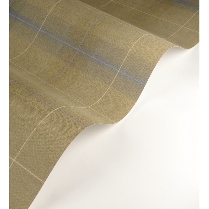 Papel pintado cuadros escoceses tartan fondo marrón camel - Nottingham Expansive 684374