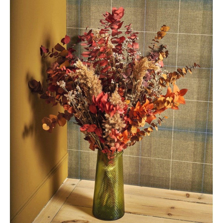 Papel pintado cuadros escoceses tartan fondo marrón camel - Nottingham Expansive 684374