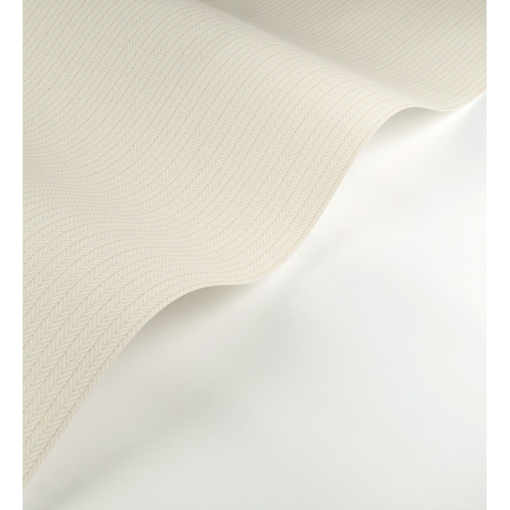 Papel pintado textil con diseño de espigas color crema - Houston Plaited 684375