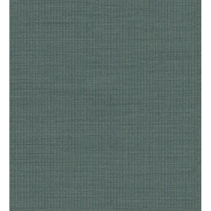 Papel pintado textil con diseño de espigas color turquesa - Houston Plaited 684376