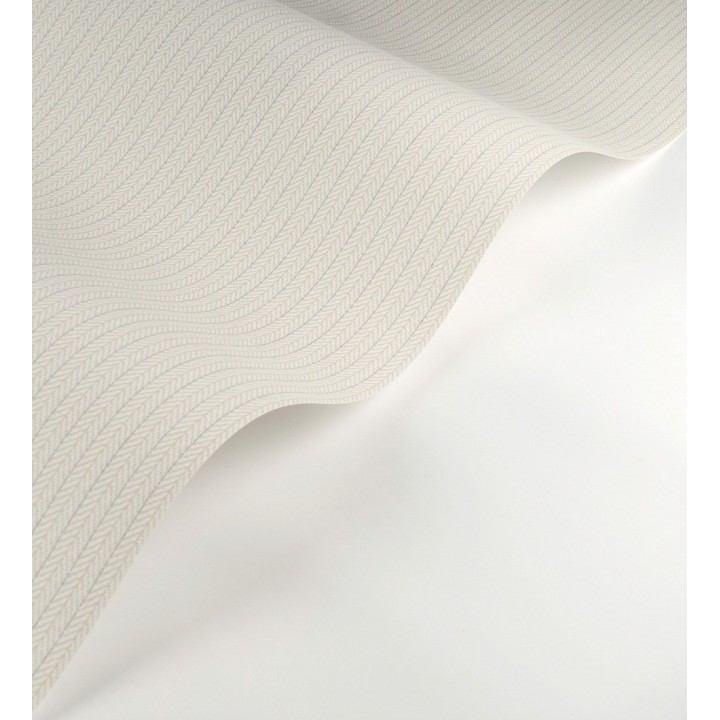 Papel pintado textil con diseño de espigas color beige claro - Houston Plaited 684377