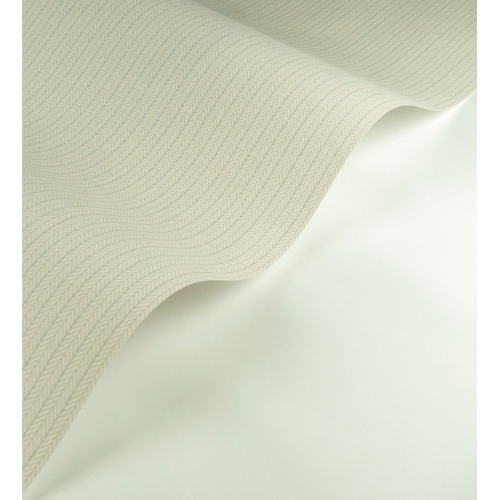 Papel pintado textil con diseño de espigas color verde pistacho claro - Houston Plaited 684378