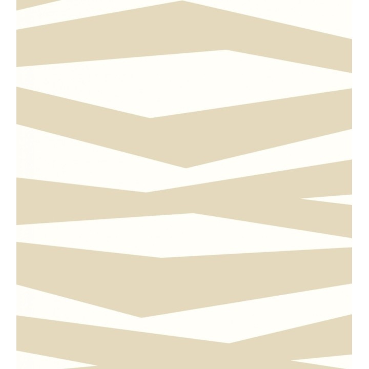 Papel pintado abstracción lineal en relieve arenoso tono beige - Ibiza Intertwined 684392