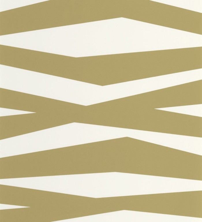 Papel pintado abstracción lineal en relieve arenoso tono caqui - Ibiza Intertwined 684394