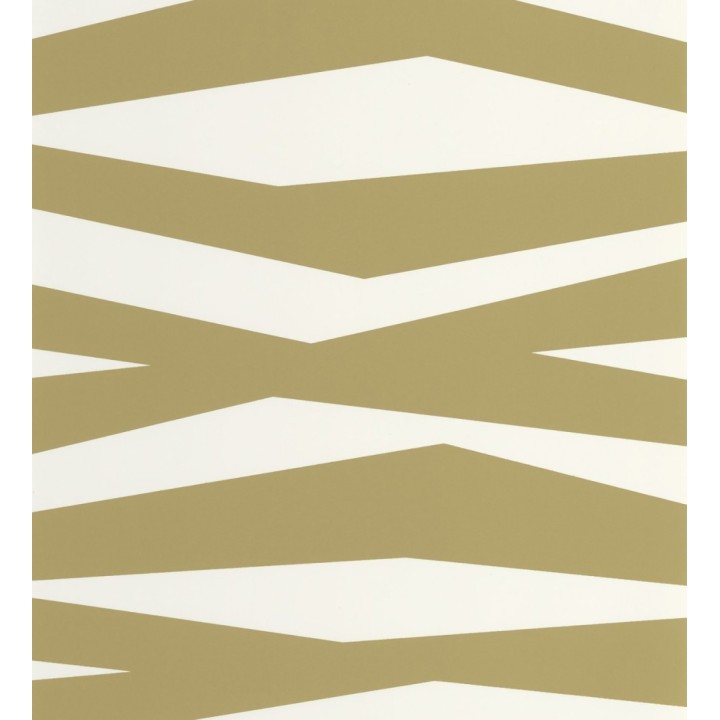 Papel pintado abstracción lineal en relieve arenoso tono caqui - Ibiza Intertwined 684394