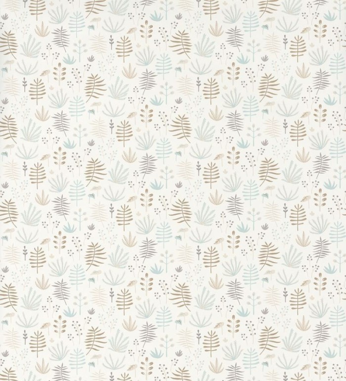 Papel pintado infantil hojas pequeñas - Tiny Forest 126510