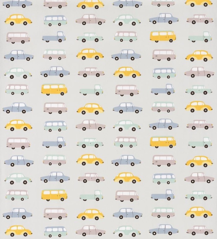 Papel pintado infantil coches antiguos - Vintage Cars 126518