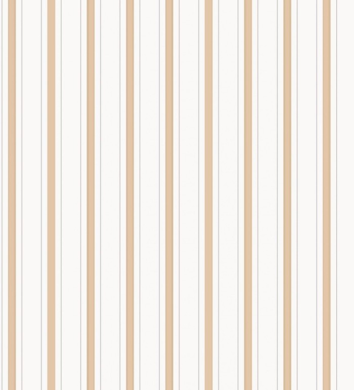 Papel pintado rayas clásicas finas ocre - Albert Stripes 684437