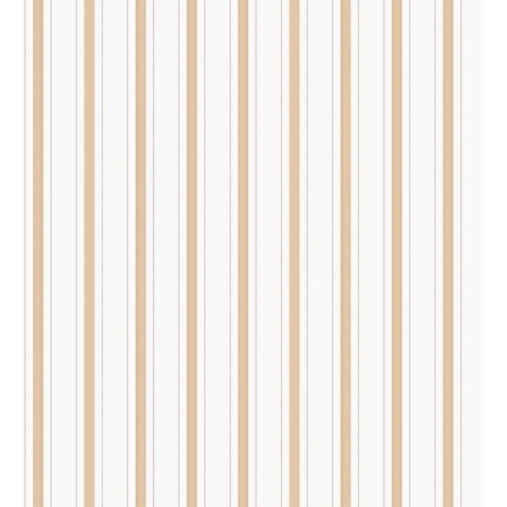 Papel pintado rayas clásicas finas ocre - Albert Stripes 684437