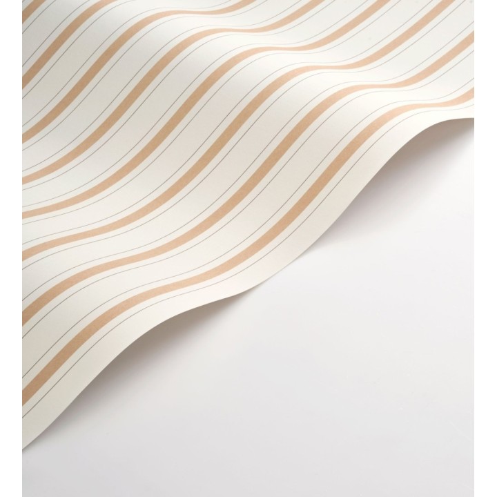 Papel pintado rayas clásicas finas ocre - Albert Stripes 684437