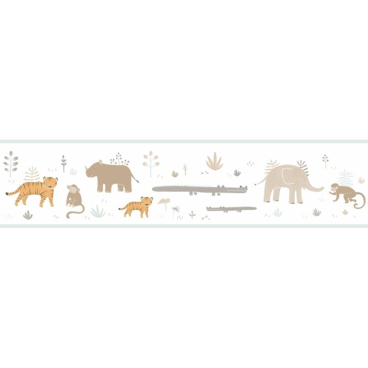 Cenefa  infantil animales africanos - Safari Fun 126543