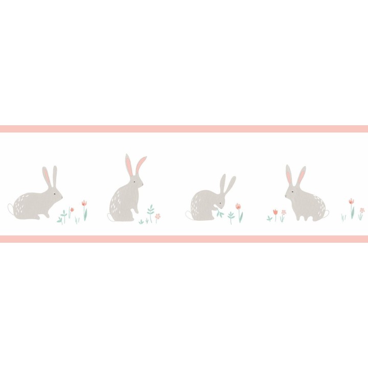 Cenefa infantil de conejos - Cute Rabbits 126546