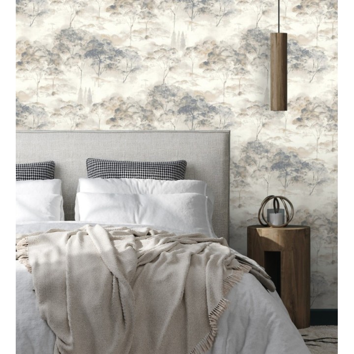 Papel pintado lienzo de árboles al óleo estilo impresionismo tradicional - Giverny Artistic 684497