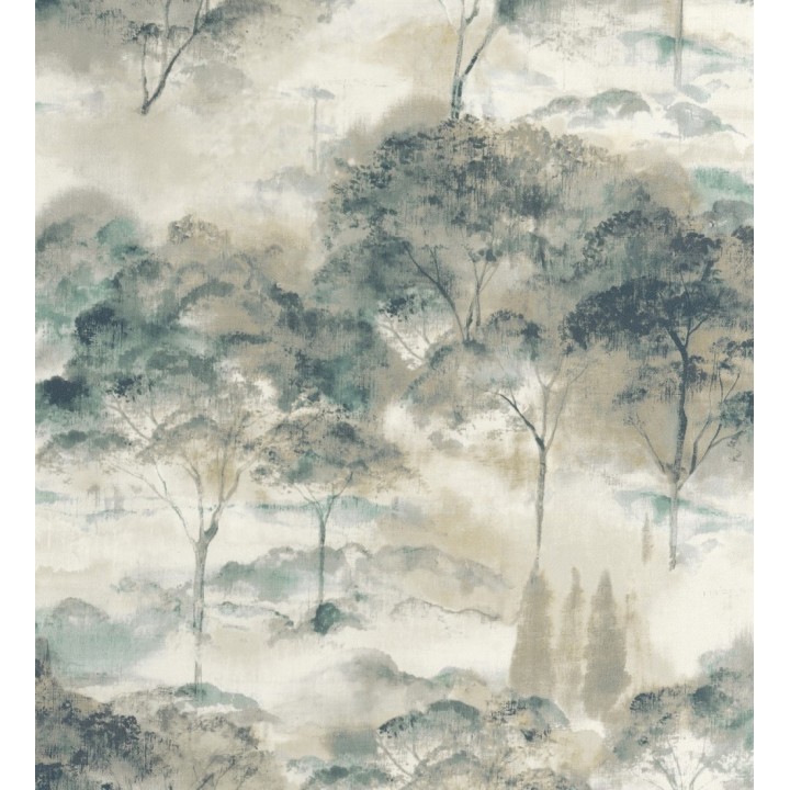 Papel pintado lienzo de árboles al óleo estilo impresionismo tradicional - Giverny Artistic 684499