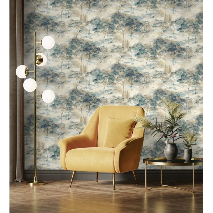 Papel pintado lienzo de árboles al óleo estilo impresionismo tradicional - Giverny Artistic 684499