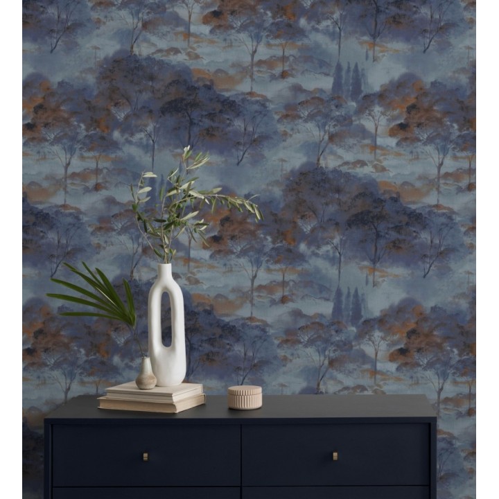 Papel pintado lienzo de árboles al óleo estilo impresionismo tradicional - Giverny Artistic 684500