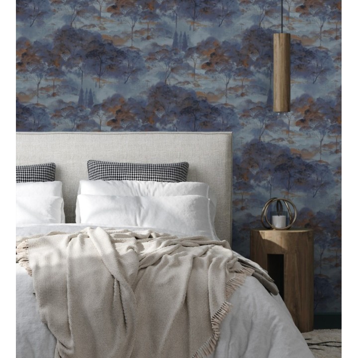 Papel pintado lienzo de árboles al óleo estilo impresionismo tradicional - Giverny Artistic 684500