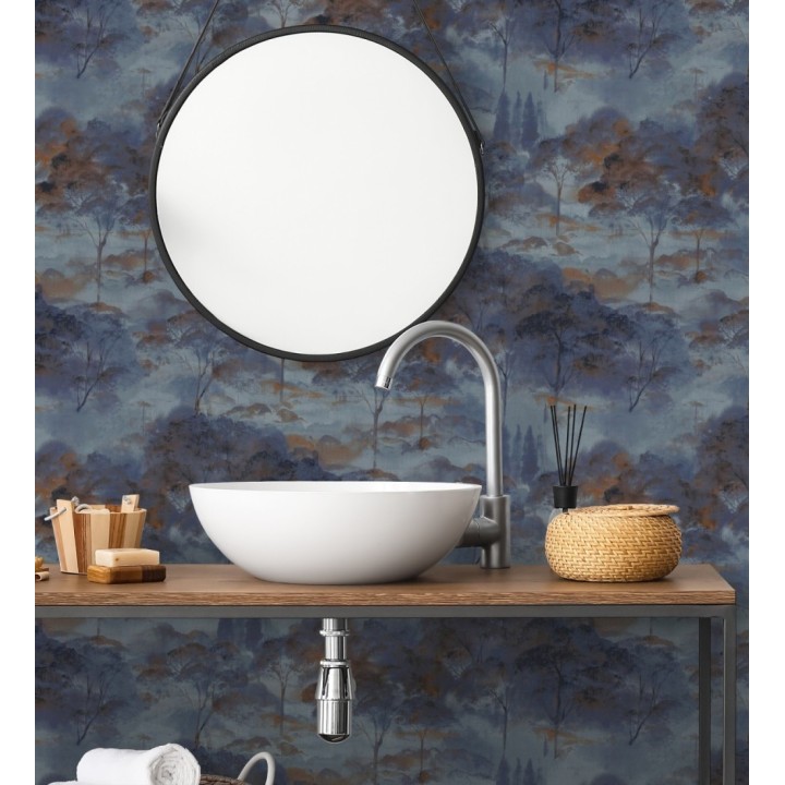 Papel pintado lienzo de árboles al óleo estilo impresionismo tradicional - Giverny Artistic 684500