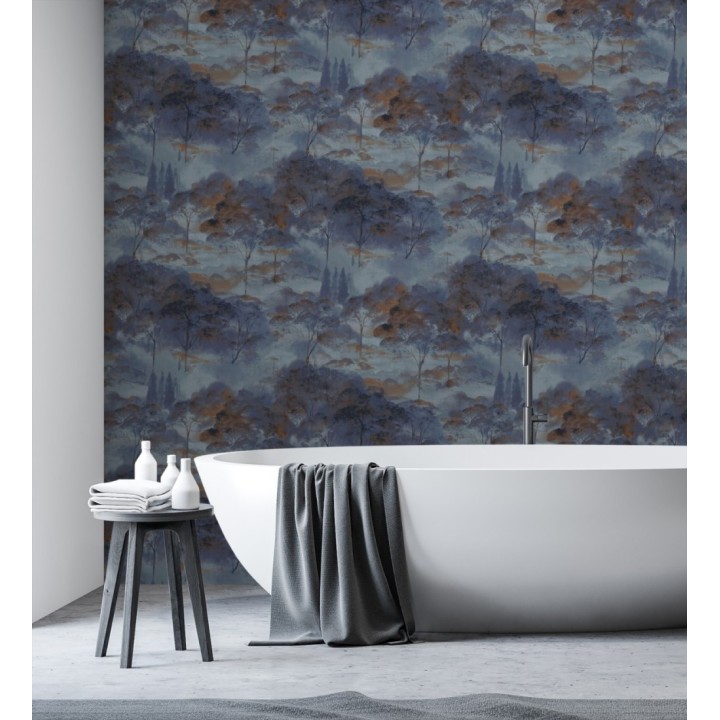 Papel pintado lienzo de árboles al óleo estilo impresionismo tradicional - Giverny Artistic 684500