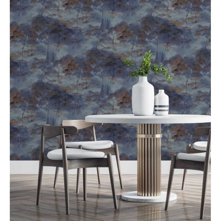 Papel pintado lienzo de árboles al óleo estilo impresionismo tradicional - Giverny Artistic 684500