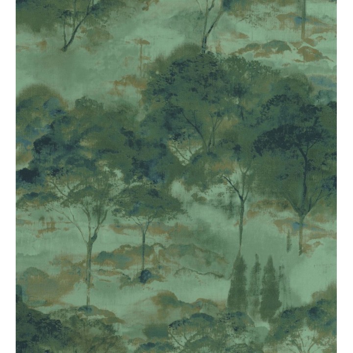 Papel pintado lienzo de árboles al óleo estilo impresionismo tradicional - Giverny Artistic 684501