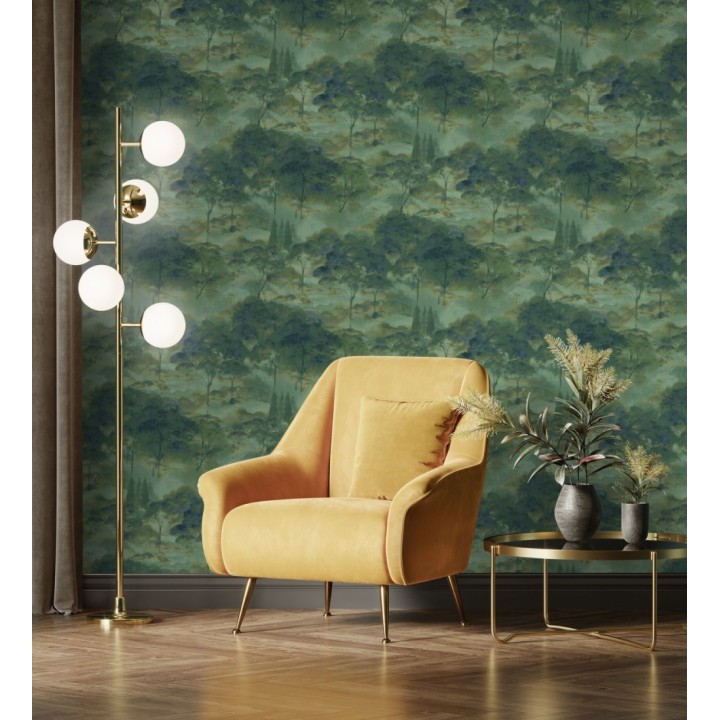 Papel pintado lienzo de árboles al óleo estilo impresionismo tradicional - Giverny Artistic 684501