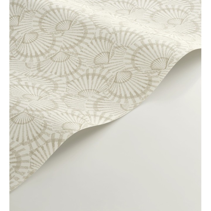Papel pintado conchas marinas texturizadas en relieve textil - Salina Layered 684507