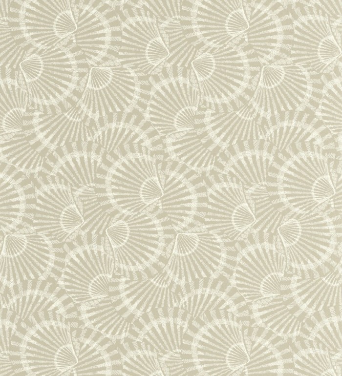 Papel pintado conchas marinas texturizadas en relieve textil - Salina Layered 684508