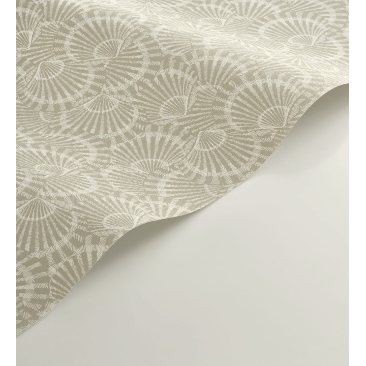 Papel pintado conchas marinas texturizadas en relieve textil - Salina Layered 684508