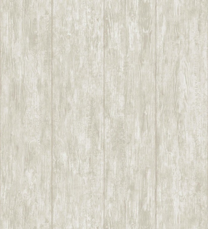 Papel pintado madera decapada beige tostada rústica - Hadson Boards 684521