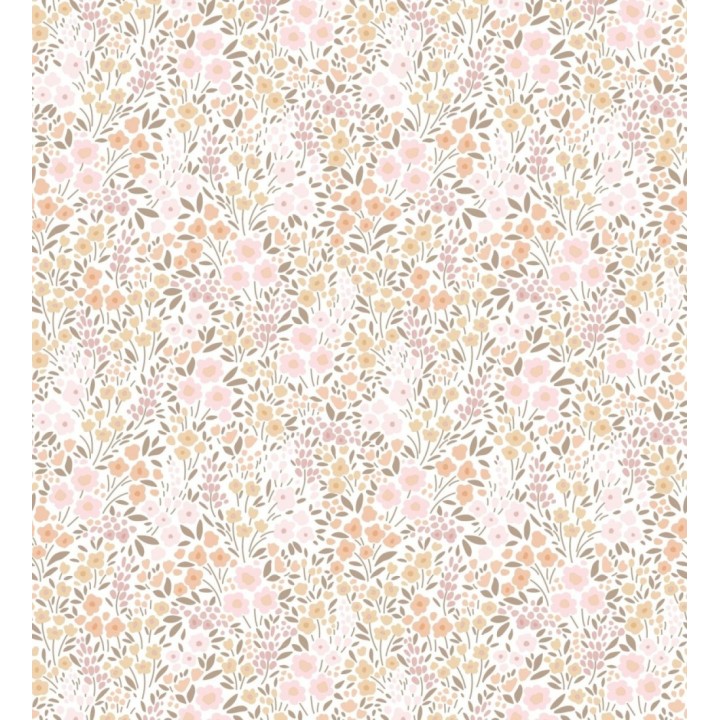 Papel pintado liberty floral mini tonos rosa y ocre - Alina Dainty 684538