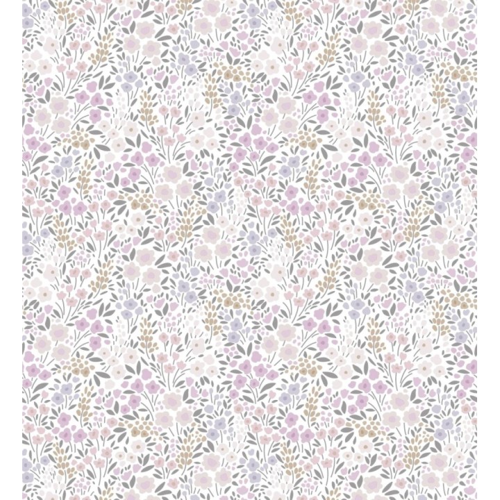 Papel pintado liberty floral mini tonos violeta - Alina Dainty 684539