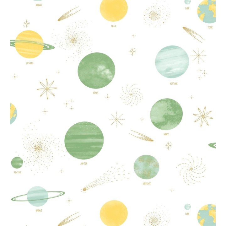 Papel pintado planetas sistema solar fondo blanco - Juno Planetary 684550