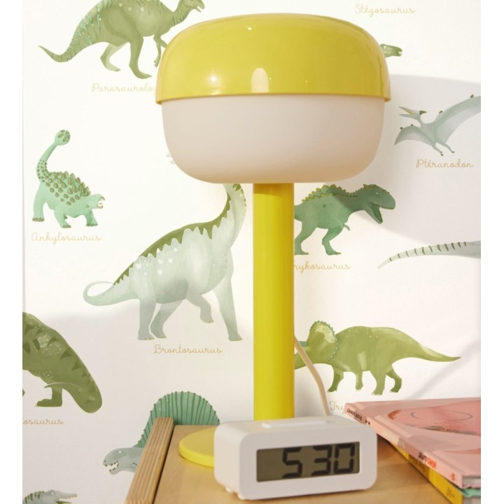 Papel pintado jurásico de dinosaurios fondo blanco - Yukon Jurassic 684559