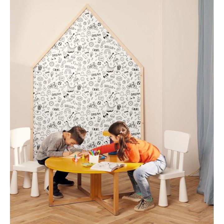 Papel pintado de emoticonos lifestyle infantil para niños - Denver Outdoor 684572