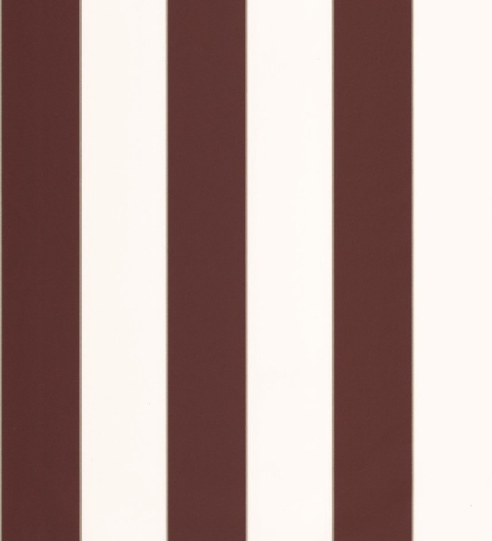 Papel pintado de rayas tonos burdeos con líneas finas doradas - Diana Stripes 684574