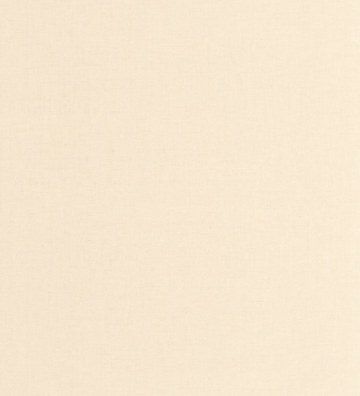Papel pintado liso tejido de lino trama fina color crema - Batty Plain 684589